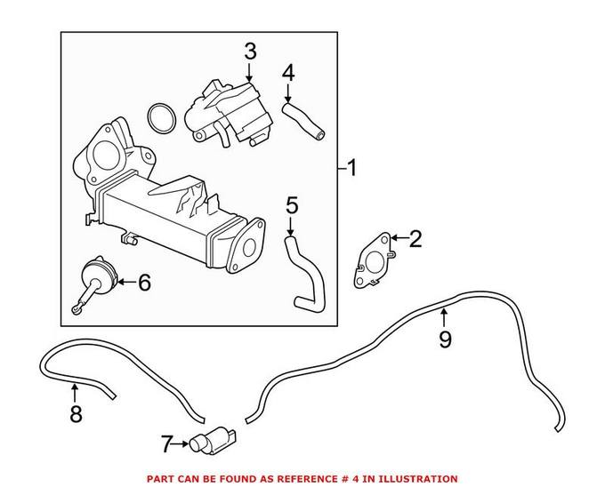 BMW Engine Coolant Hose - Upper 11718507309